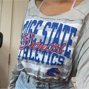 Boise State Broncos Gray Long Sleeve Shirt